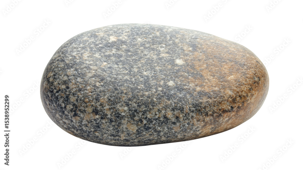 Smooth river stone isolated on transparent background Smooth river stone isolated on transparent background