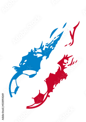 France foot supporter equipe coq flamme