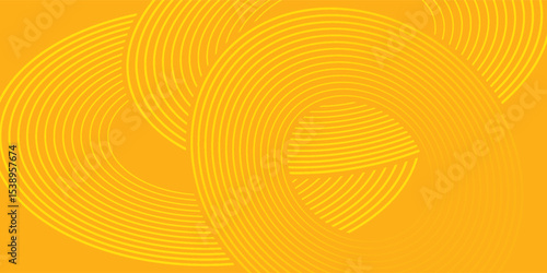 Pasta background, spaghetti abstract geometric pattern. Macaroni yellow poster. Wavy abstract pattern.