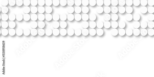 White tiles wall. round marble textures, ball tiles. Top view pavement circle block white texture with seamless patterns floor background. Air Bubble wrap texture background. Textured Background.