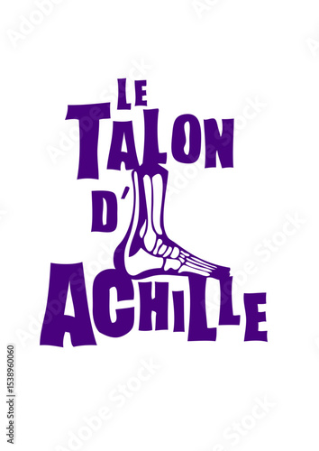 talon achille expression