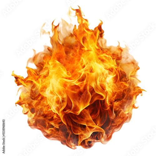 fire flames on black background