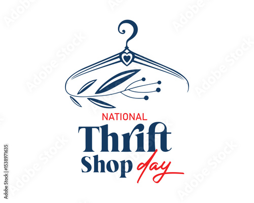 National Thrift Shop Day, background template Holiday concept.