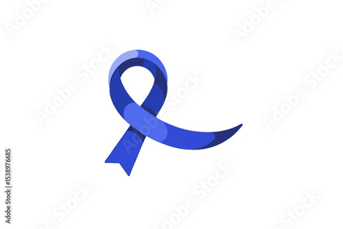 Blue Ribbon Awareness Symbol-Support Causes-Show Solidarity-Fight Against Diseases-Promote Awareness-Advocate for Change-Inspire Hope-Make a Difference