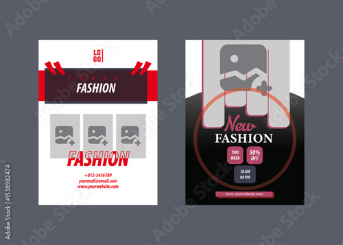 Retro fashion poster, Trendy Fashion Design