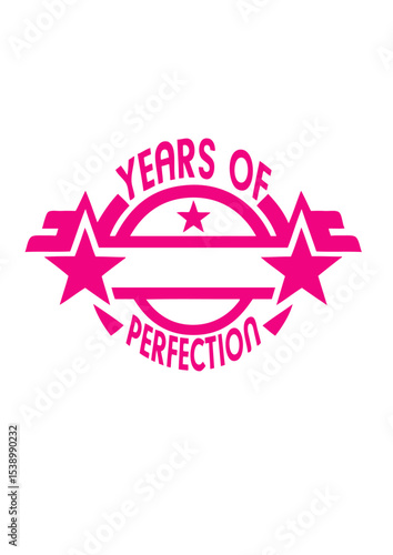 ajouter annee years perfection logo anniversaire