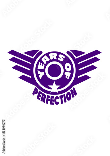 ajouter annee years perfection logo anniversaire