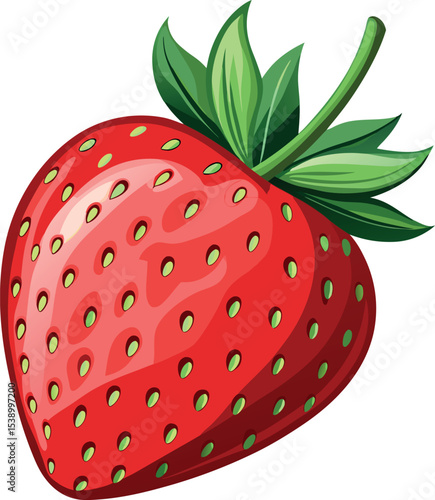 Juicy Red Strawberry A Delicious and Healthy Summer Fruit