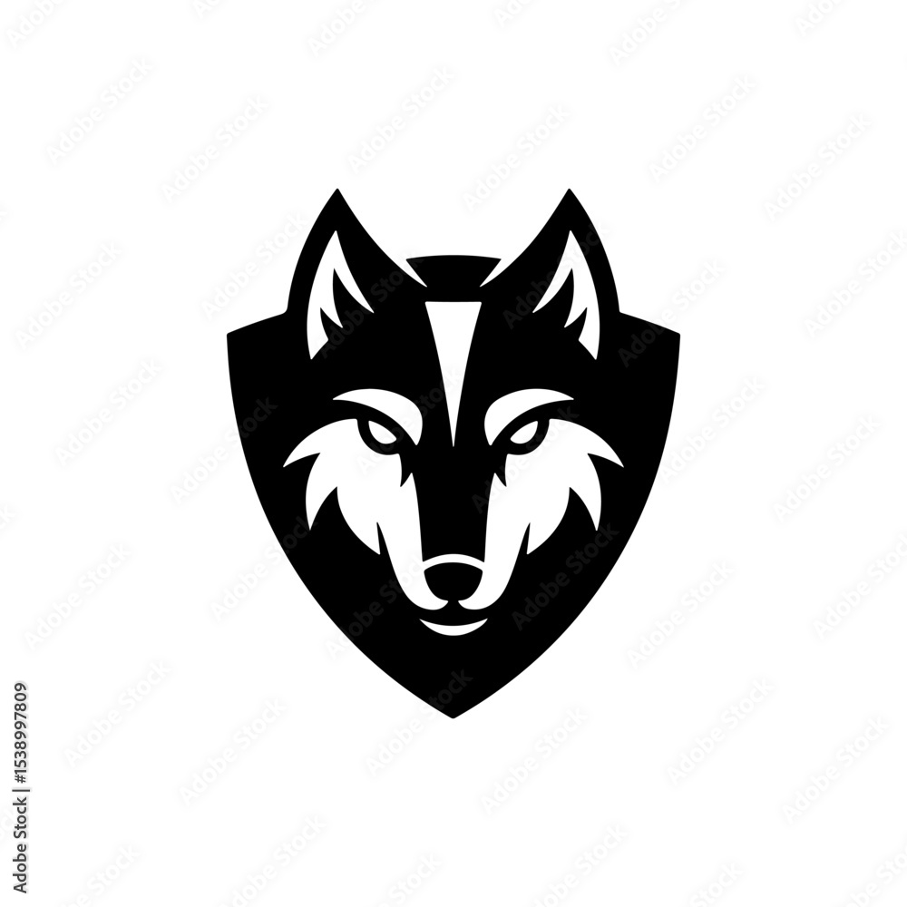 wolf head sign. Design element for sport team logo, emblem, badge, mascot. wolf head sign. Design element for sport team logo, emblem, badge, mascot.