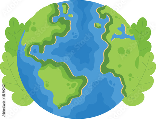 A Simple Representation Of Earth Vector Image