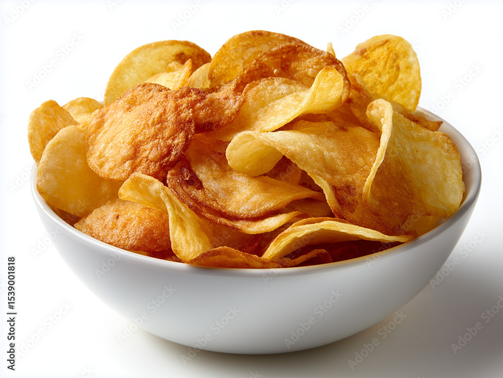 potato chips in a bowl potato chips in a bowl