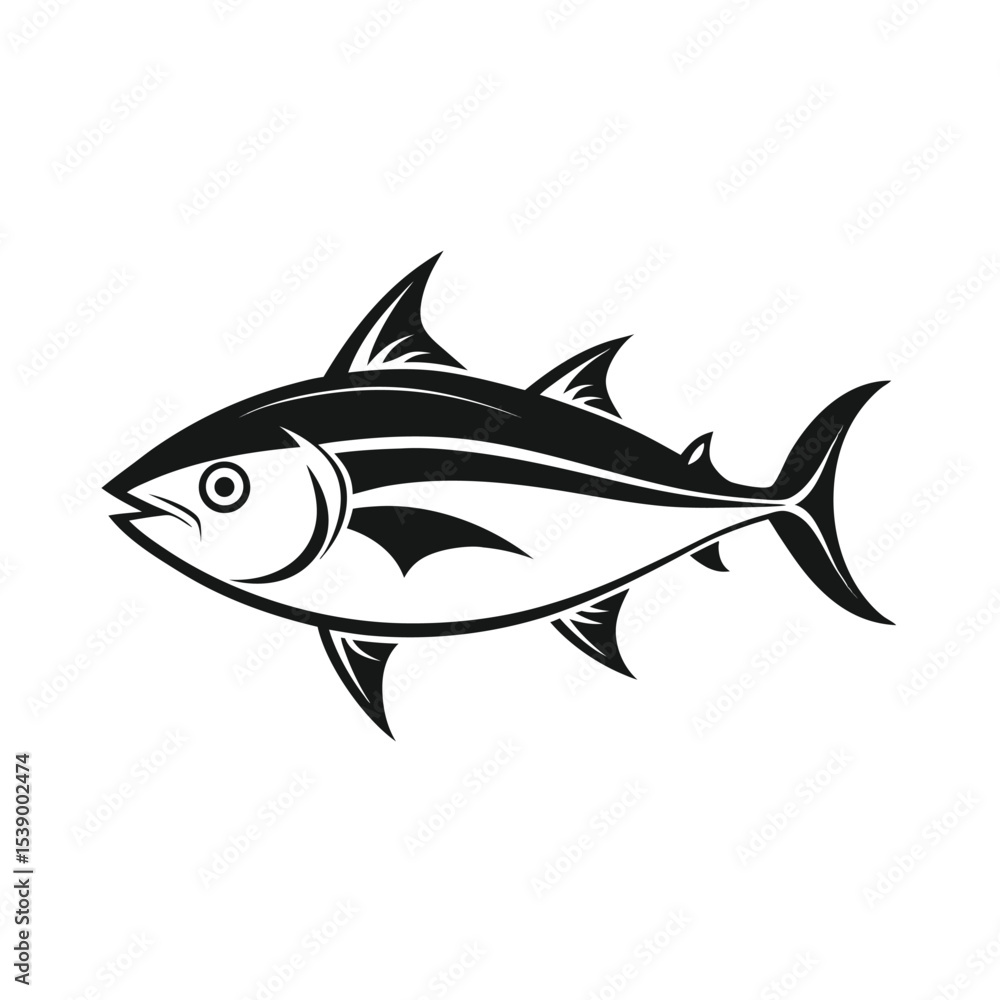 Obraz premium fish on a white background