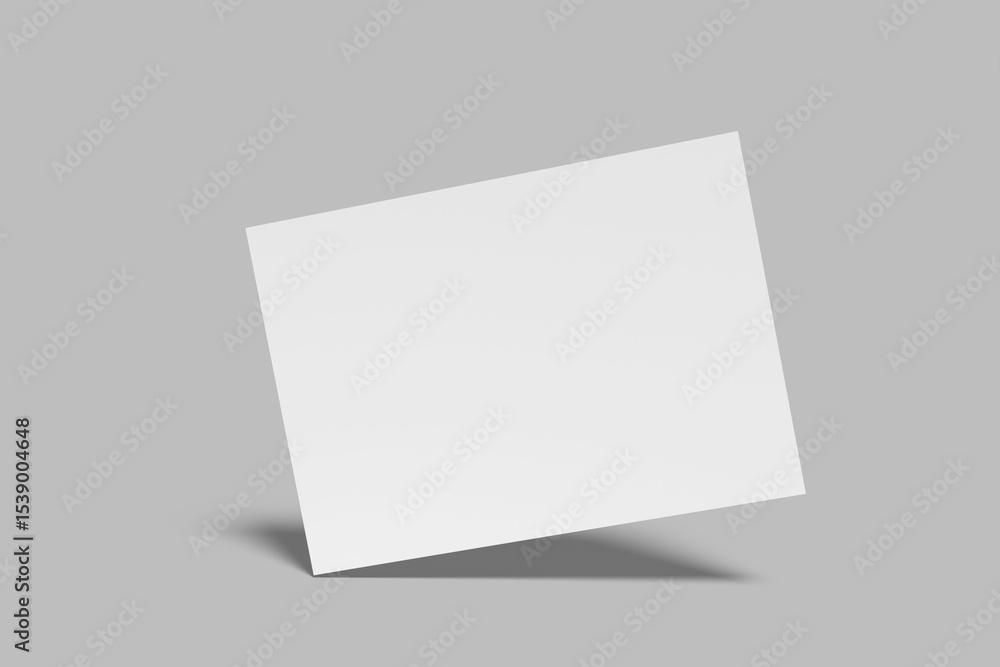 A4 landscape Flyer Blank Mockup A4 landscape Flyer Blank Mockup