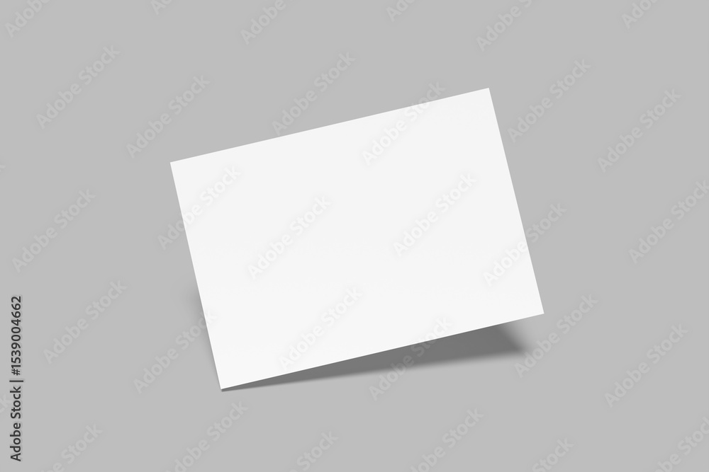 A4 landscape Flyer Blank Mockup A4 landscape Flyer Blank Mockup