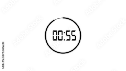Wallpaper Mural 1 minute timer countdown animation, countdown timer one minute animation from 60s to 0s countdown one minute countdown timer animation on transparent background Torontodigital.ca