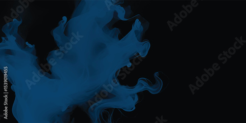 Abstract marbled pattern with expressive blue fluid motion design

