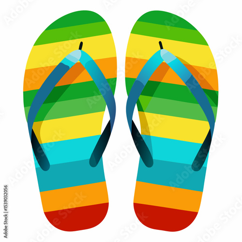 flip flops vector illustration