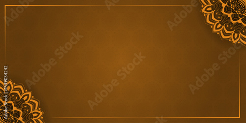 Cultural special gradient blog writing frame | Floral modern background with line,  for banner, futuristic, presentation, decoration, greeting, card | Floral pattern with burnt orange gradient color 