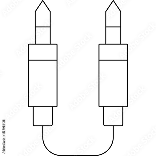 Cable single icon vector illustration