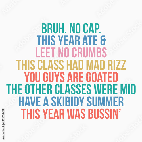 Gen A Slang Teachers Happy Last Day Retro SVG T shirt Design vector sublimation