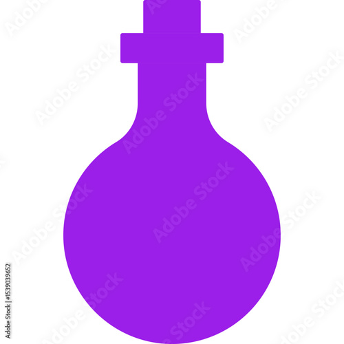 Dangerious Flask single icon vector illustration