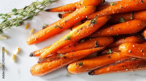 Honey-glazed Carrots Roasted to Perfection for a Delightful Side Dish Experience