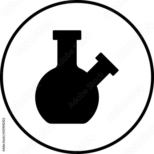Chemical single icon vector illustration