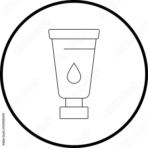 Cream single icon vector illustration