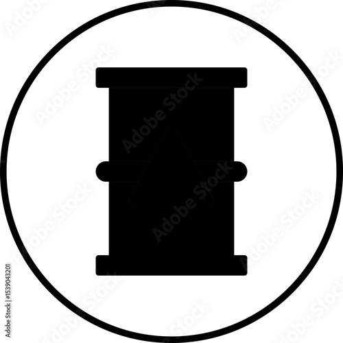 Barrel single icon vector illustration