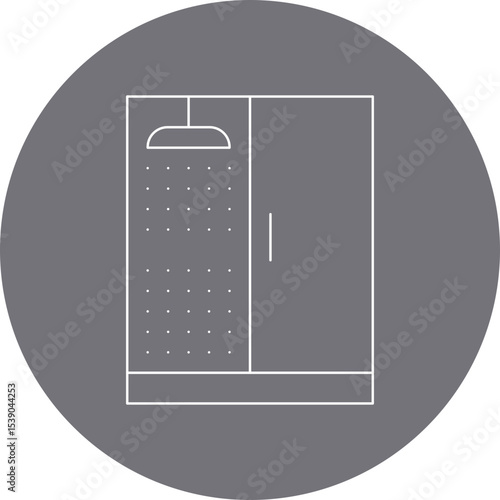 drawer single icon vector illustration
