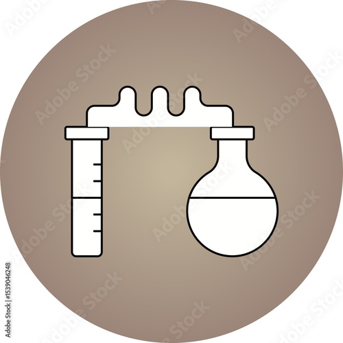 Chemical reaction single icon vector illustration