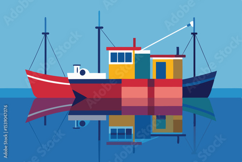 cargo ship in the sea