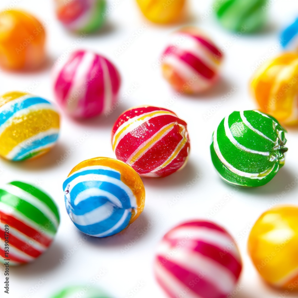 Fototapeta premium Set of confectioners isolated on white
