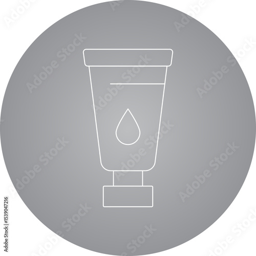 Cream single icon vector illustration