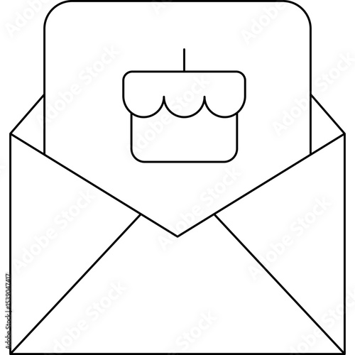 Email single icon vector illustration
