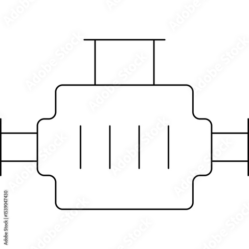 Engines single icon vector illustration