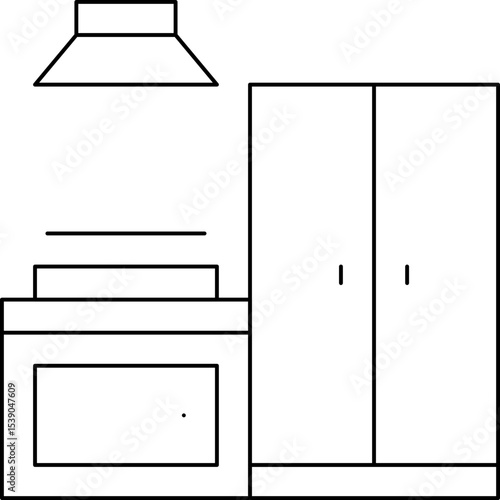 Kitchen appliances single icon vector illustration