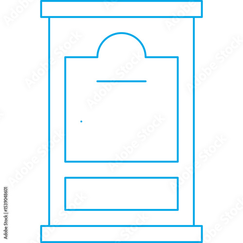 Doors single icon vector illustration