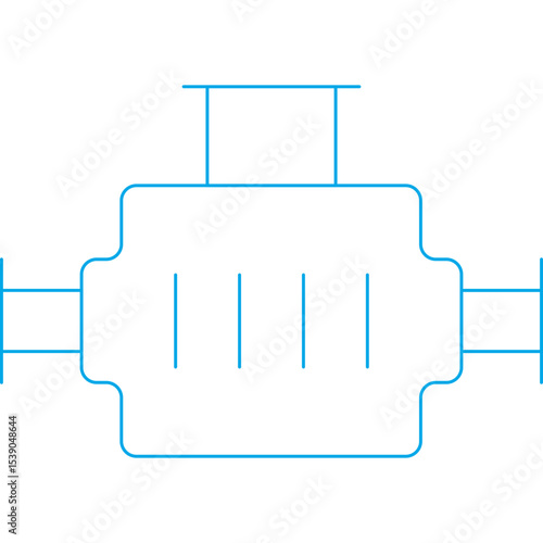 Engines single icon vector illustration