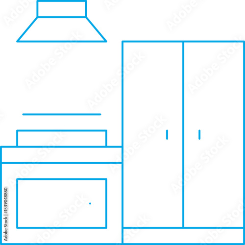 Kitchen appliances single icon vector illustration