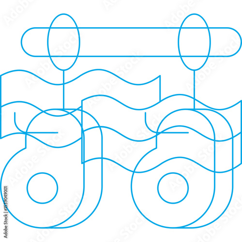 Meat single icon vector illustration