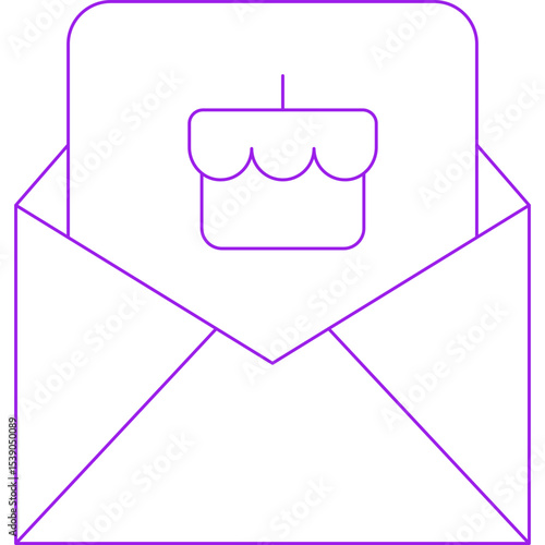 Email single icon vector illustration