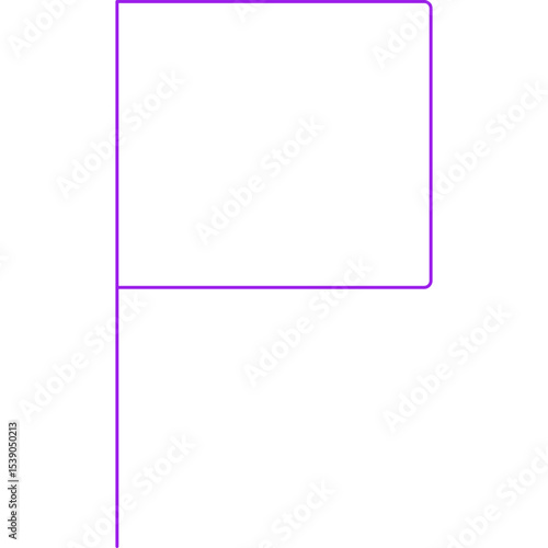 Flag single icon vector illustration