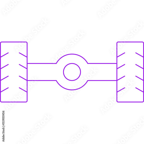 Tyres single icon vector illustration