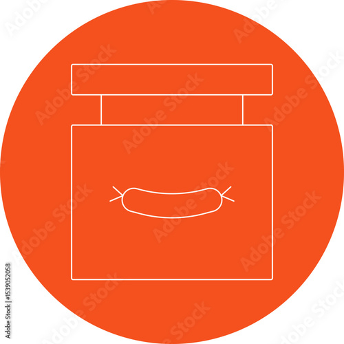 Jar single icon vector illustration