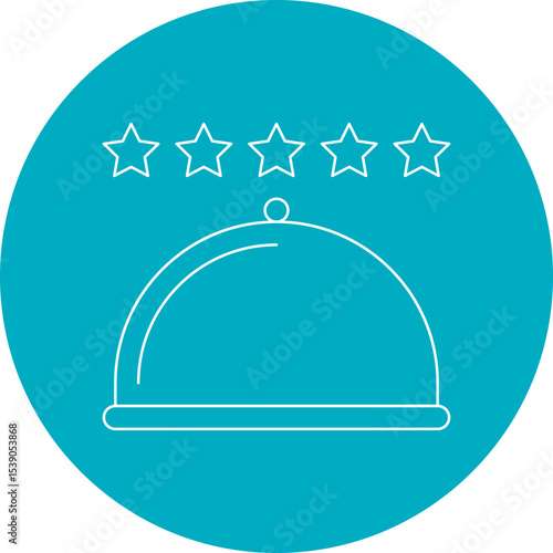 Dish single icon vector illustration