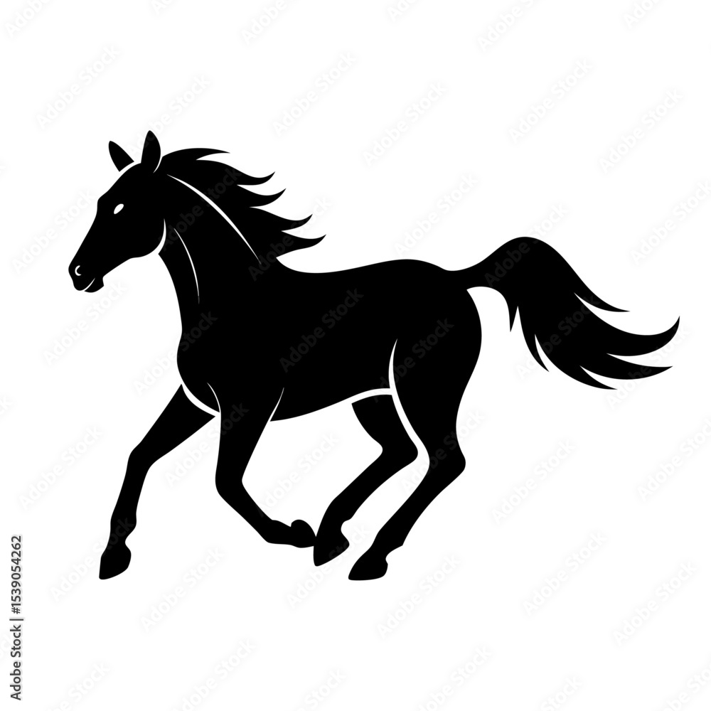 Horses Running monkey silhouette vector and editable with white background
Horses Running monkey silhouette vector and editable with white background