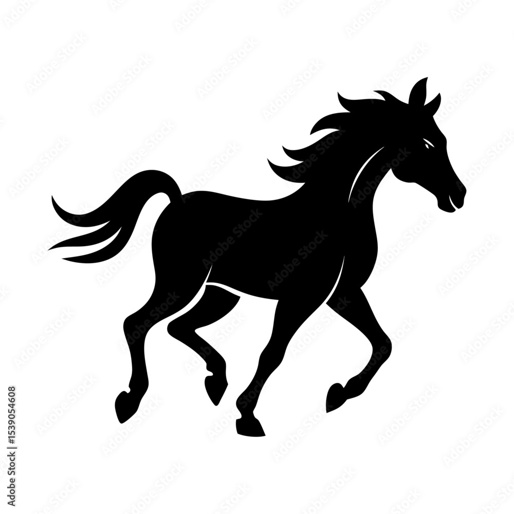Horses Running monkey silhouette vector and editable with white background
Horses Running monkey silhouette vector and editable with white background