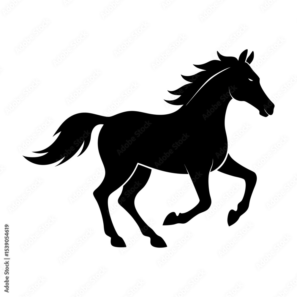 Horses Running monkey silhouette vector and editable with white background
Horses Running monkey silhouette vector and editable with white background