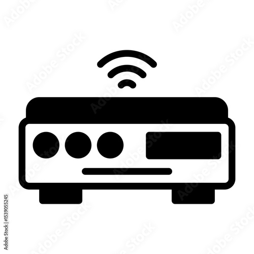 Set Top Box Vector Icon